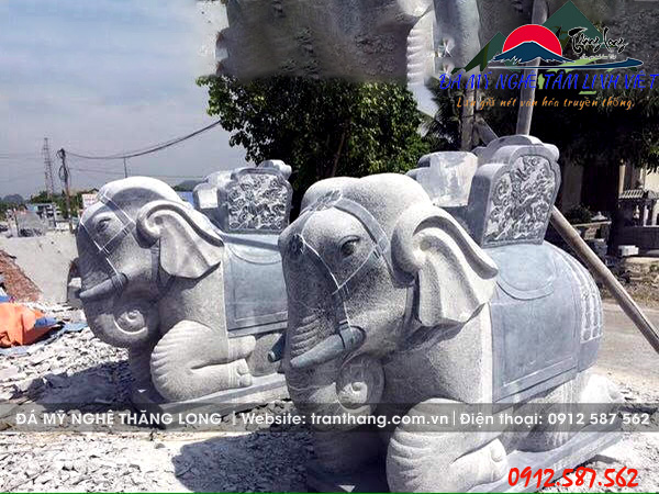 voi đá phong thủy sản xuất tại Ninh Bình